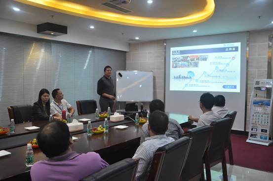 四川省乐山峨边县领导一行莅临好色先生TV传媒参观指导